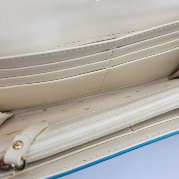 Kate Spade Poolside Wish You We’re Here Dive In Wallet Poolside Print *READ* - Picture 10 of 13